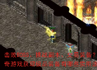 ����BOSS����ս����������װ����������Ϸ��ȡ��Ʒװ������Щʵ��;����