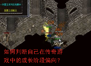 ����ж��Լ��ڴ�����Ϸ�еĳɳ��׶�ƫ��