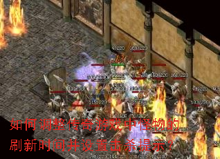 ��ε���������Ϸ�й����ˢ��ʱ�䲢���û�ɱ��ʾ��