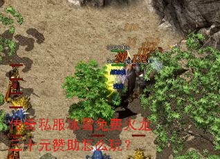 传奇私服冰雪免费火龙三十元赞助怎么玩? 传奇私服冰雪免费火龙三十元赞助怎么玩?