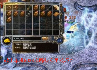 战士单挑BOSS有哪些实用技巧? 战士单挑BOSS有哪些实用技巧?