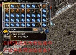 如何快速在传奇私服中升级并获取顶级装备? 如何快速在传奇私服中升级并获取顶级装备?