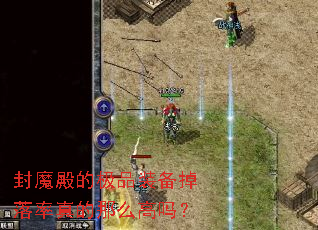 封魔殿的极品装备掉落率真的那么高吗? 封魔殿的极品装备掉落率真的那么高吗?