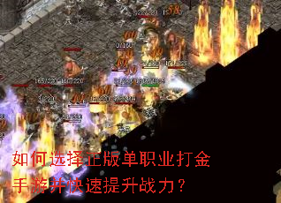 如何选择正版单职业打金手游并快速提升战力? 如何选择正版单职业打金手游并快速提升战力?