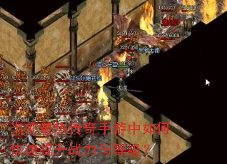 当前最热传奇手游中如何快速提升战力与等级? 当前最热传奇手游中如何快速提升战力与等级?
