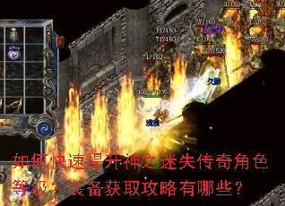 如何快速提升神之迷失传奇角色等级?装备获取攻略有哪些? 如何快速提升神之迷失传奇角色等级?装备获取攻略有哪些?